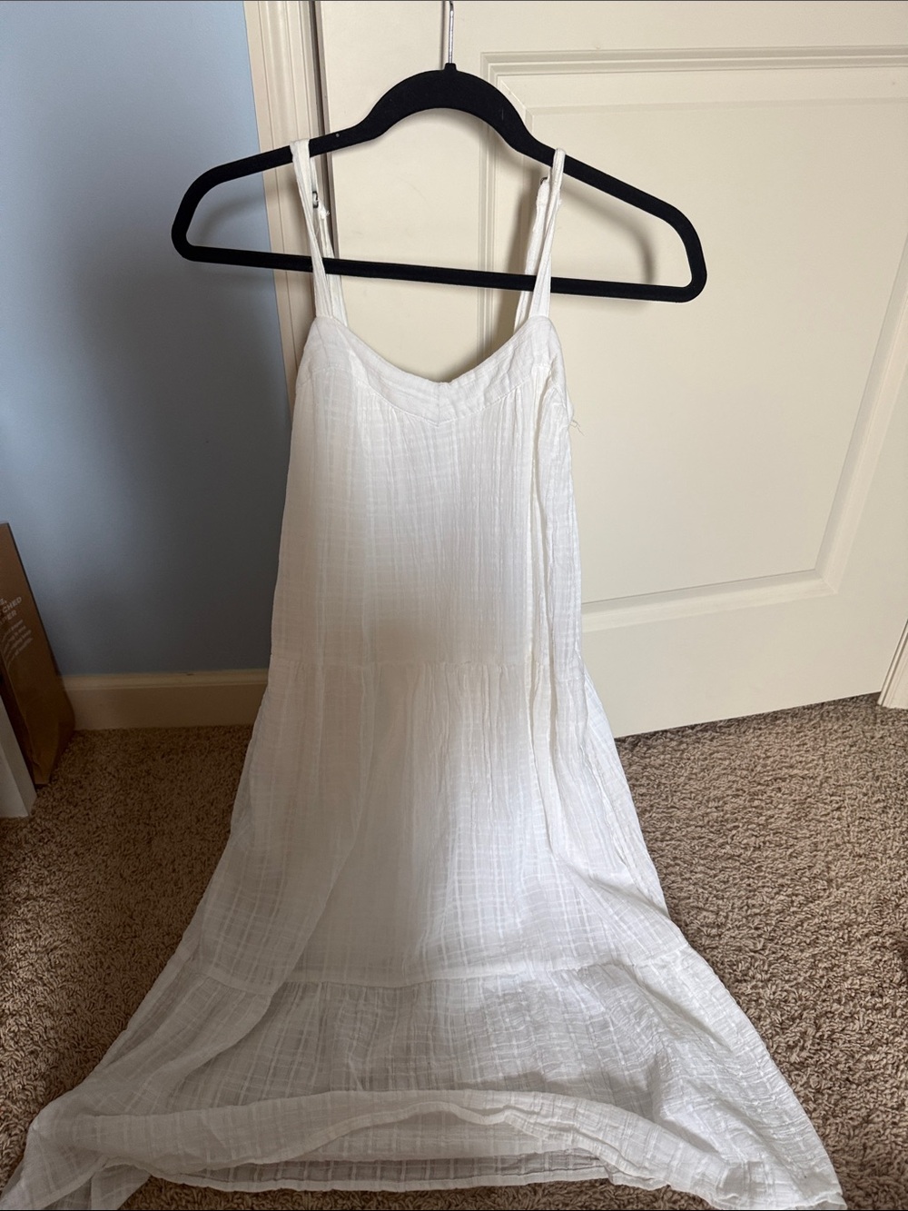Knox Rose White Tiered Maxi Sundress